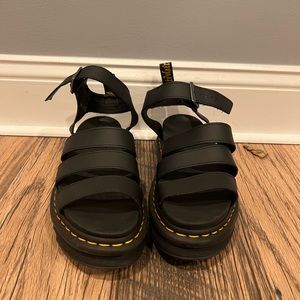 Black doc martens. Size 7.